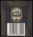 Best Bier - Backlabel with barcode