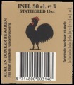 Backlabel with barcode