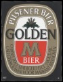 Golden M Bier - Squarely Frontlabel