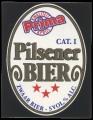 Prima Pilsener Bier - Squarely Frontlabel