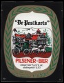 De Postkoets Pilsener Bier - Squarely Frontlabel