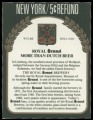 Royal Brand - Backlabel - Export USA