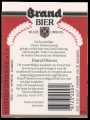 Brand Pilsener - Backlabel