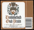 Dommelsch Oud Bruin - Frontlabel