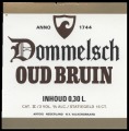 Dommelsch Oud Bruin - Frontlabel