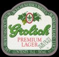 Premium Lager For Duty Free Only - Frontlabel