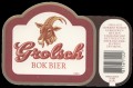 Bokbier Cat. S - Frontlabel