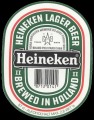 Heineken Lager Beer with barcode - Frontlabel