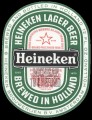 Heineken Lager Beer export USA - Frontlabel