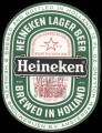 Heineken Lager Beer export USA - Frontlabel