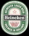 Heineken Lager Beer alcoholic content in excess of 3,2% by weight Oklahoma - Frontlabel