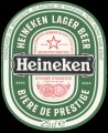 Heineken Lager Beer export France - Frontlabel