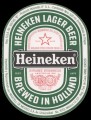 Heineken Lager Beer export Mexico - Frontlabel