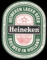 Heineken Lager Beer export Mexico - Frontlabel