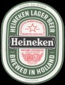 Heineken Lager Beer export Niger - Frontlabel