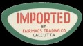 Imported by Fairmacs Trading co. Calcutta - Necklabel