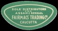 Sole distributors for Assam & Bengal Fairmacs Trading co. Calcutta - Necklabel
