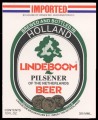 Lindeboom Pilsener of The Netherlands Beer export USA - Frontlabel