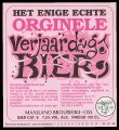 Het enige Echte Originele Verjaardags Bier - Frontlabel