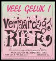 Veel Geluk Verjaardags Bier - Frontlabel