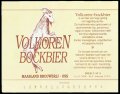 Volkoren Bockbier - Frontlabel