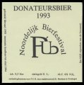 Noordelik Bierfestival Donateursbier 1993