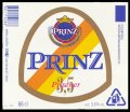 Prinz Pilsener 3,5 - Frontlabel with barcode