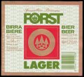 Forst Lager - Frontlabel with barcode