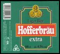 Hofferbru extra 66 cl - Frontlabel with barcode