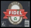 Fidel 66 cl - Frontlabel with barcode