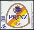 Prinz Pilsener 3,5 - Frontlabel with barcode