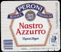 Nastro Azurro Export Lager 66 cl - Frontlabel with barcode