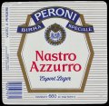 Nastro Azurro Export Lager 660 ml - Frontlabel with barcode