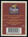 Dagon Lager Beer Premium Quality - Backlabel
