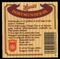 Lauritz Dortmunder - Backlabel