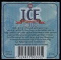 Ice Beer - Backlabel