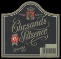 Chr. Sands Pilsener - Frontlabel