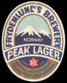 Peak Lager - Frontlabel