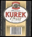 Premium Kurek Beer with barcode