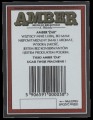 Amber - Back label with barcode