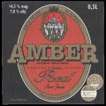 Amber red - Front label