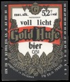 Gold Hufe - Voll licht bier - Frontlabel