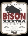 Bison xxxtra Lager - Frontlabel