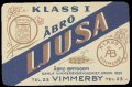 bro Ljusa Klass I - Frontlabel