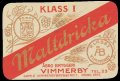 Maltdricka Klass I - Frontlabel