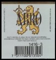 Backlabel with barcode
