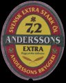 Anderssons Extra 7,2% - Frontlabel