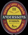 Anderssons starkl 5,2% - Frontlabel