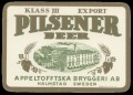 Pilsner Beer Klass III Export - Frontlabel