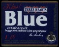 Three Hearts Blue - Frontlabel